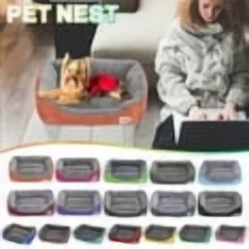 Rectangular Dog Cat Beds Mattress Washable Pads Room, Soft Winter Warm Plush Sleeping Pet Fleece Bed Mat for Small Doggy Kitten, Anti-Slip Waterproof Bottom